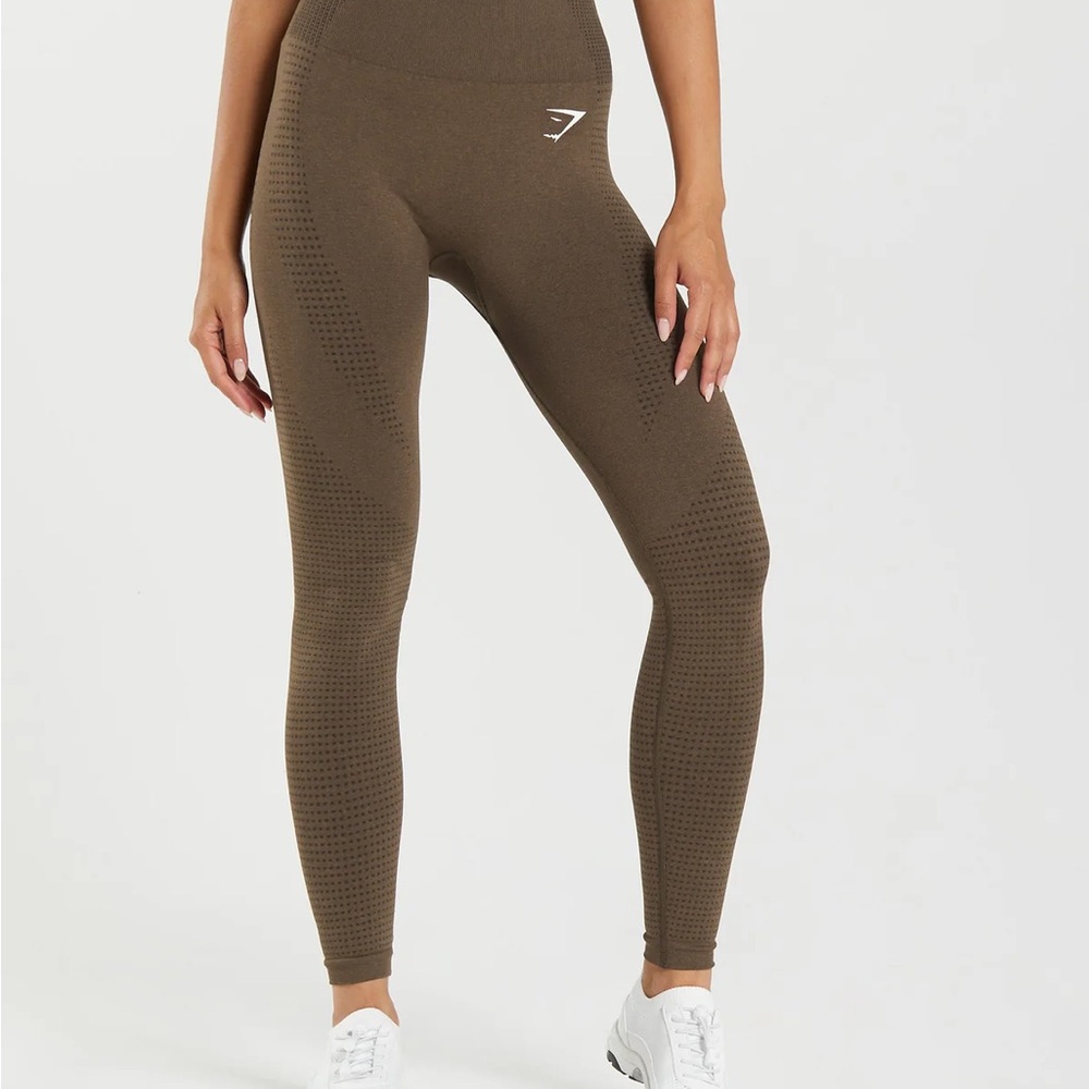 GymShark Vital Seamless Leggings in Espresso Marl. Brand New.